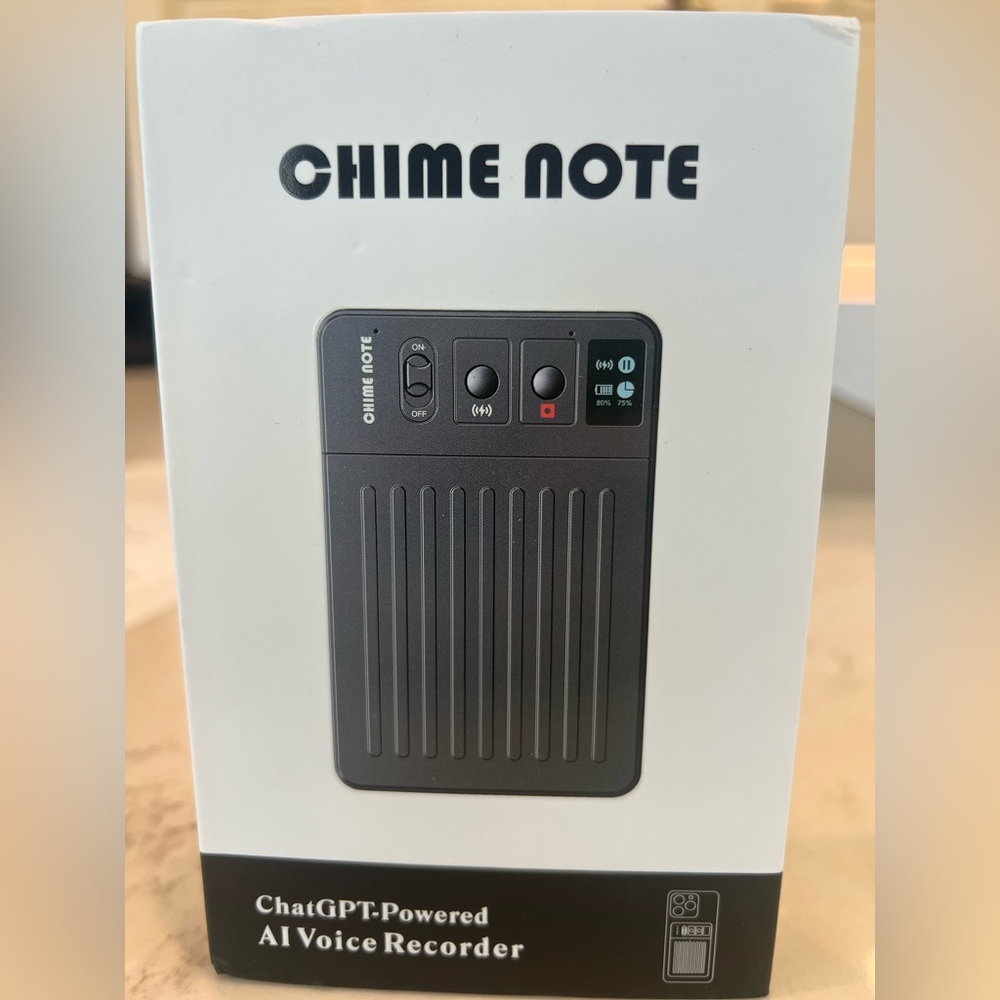 Chime Note ChatGPT-Powered AI Voice Recorder